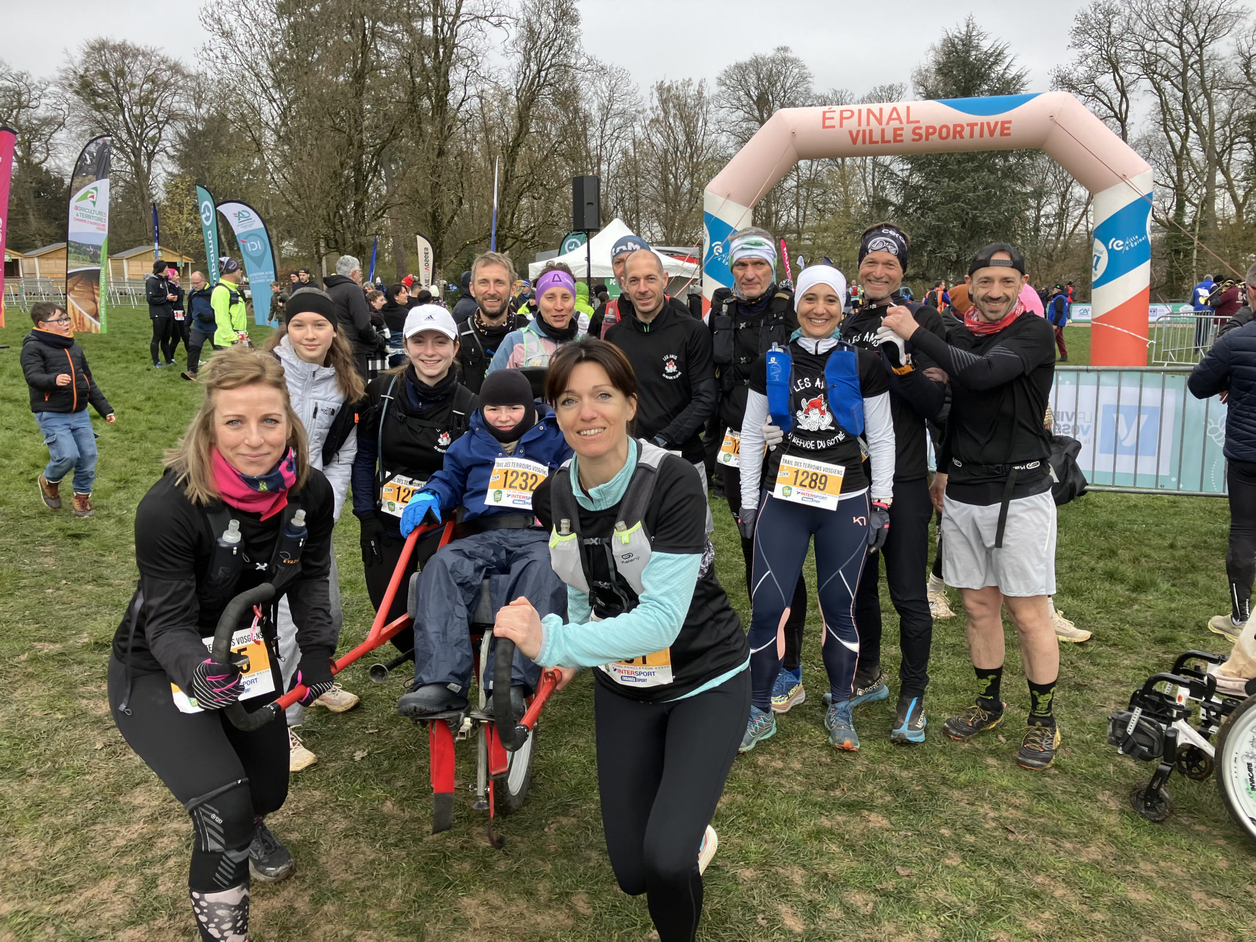 Trail des Terroirs 2026 à Epinal : 22 km d’émotions autour de Florian en joëlette !